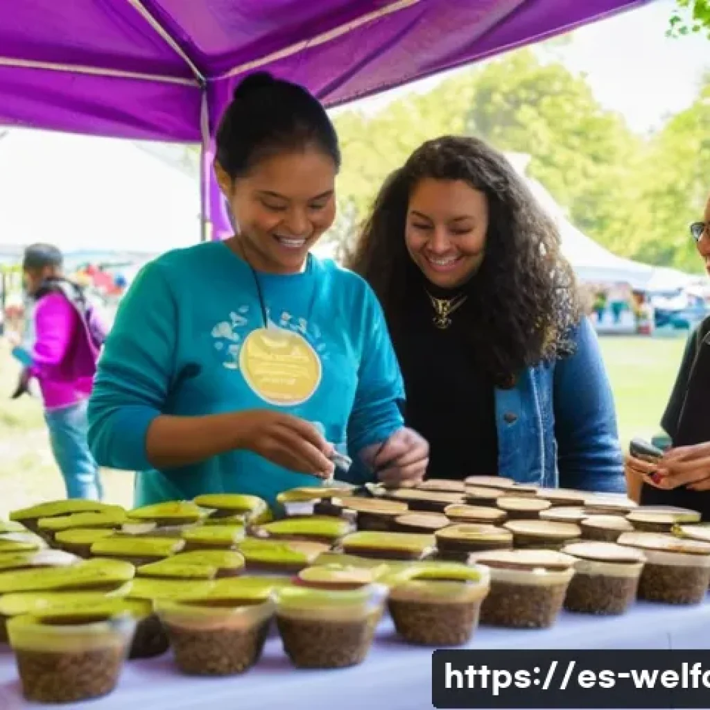 사회복지 기관운영 - **Prompt:** A vibrant, diverse group of people, including young adults and adults of various ethnici...