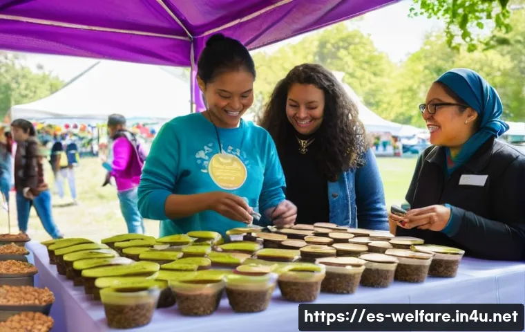 사회복지 기관운영 - **Prompt:** A vibrant, diverse group of people, including young adults and adults of various ethnici...